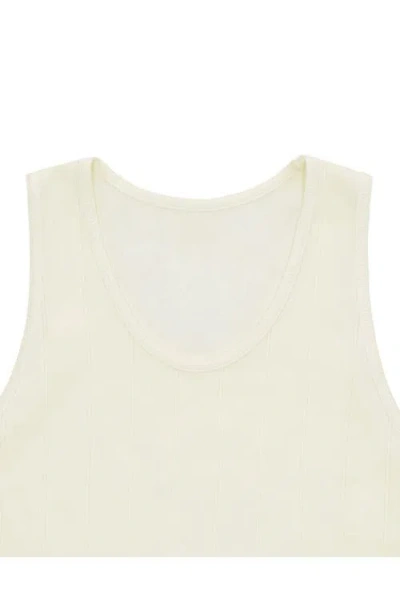 Fortela Dylan Cotton Tank Top In Brown