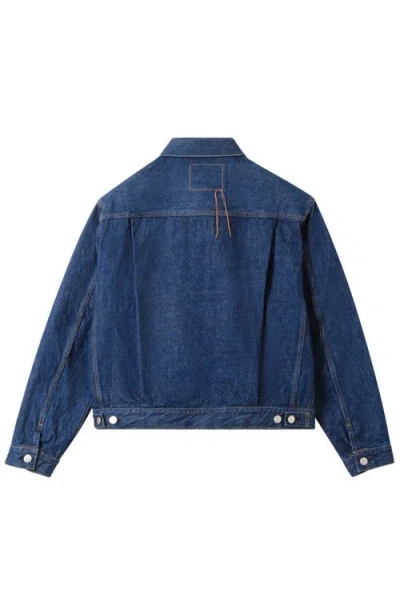 Fortela Cisco Japan Indigo Rinse Denim Jacket In Blue
