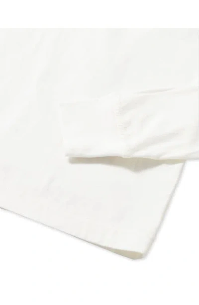 Fortela Coralie Long Sleeve Henley T-shirt In White