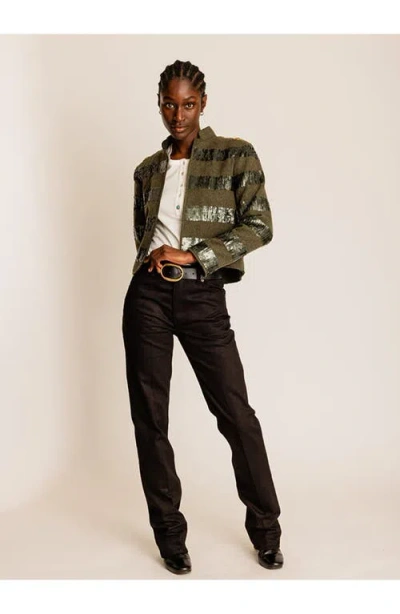 Fortela Coralie Long Sleeve Henley T-shirt In White