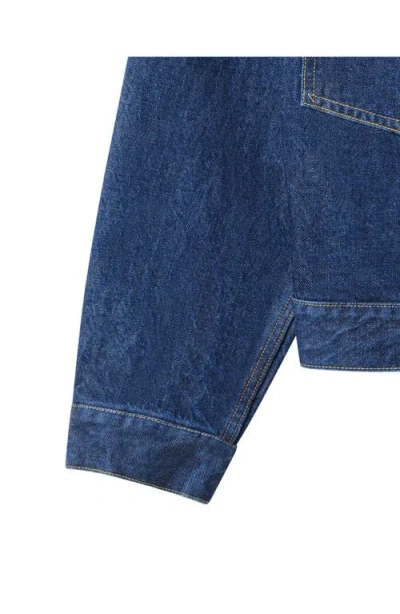 Fortela Cisco Japan Indigo Rinse Denim Jacket In Blue