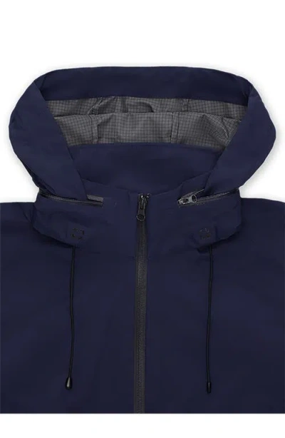 Fortela Walking Waterproof Nylon Jacket In Blue