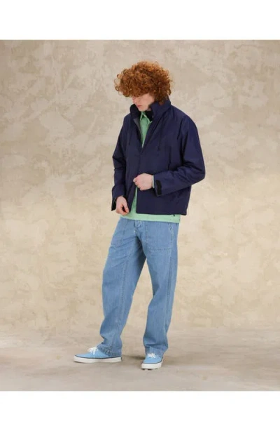 Fortela Walking Waterproof Nylon Jacket In Blue