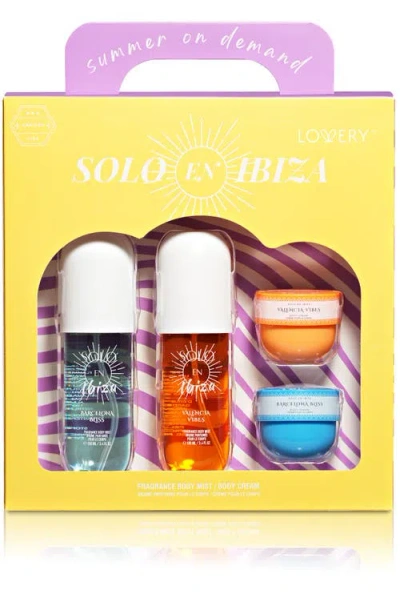 Lovery 4-pc. Solo En Ibiza Body Care Gift Set In Multi