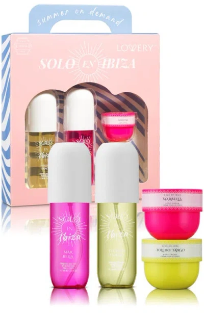 Lovery 4-pc. Solo En Ibiza Body Care Gift Set In Multi