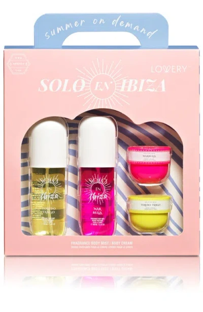 Lovery 4-pc. Solo En Ibiza Body Care Gift Set In Multi