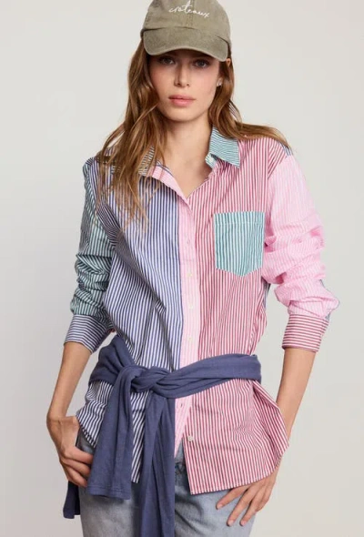 The Shirt By Rochelle Behrens The Boyfriend Shirt Multi