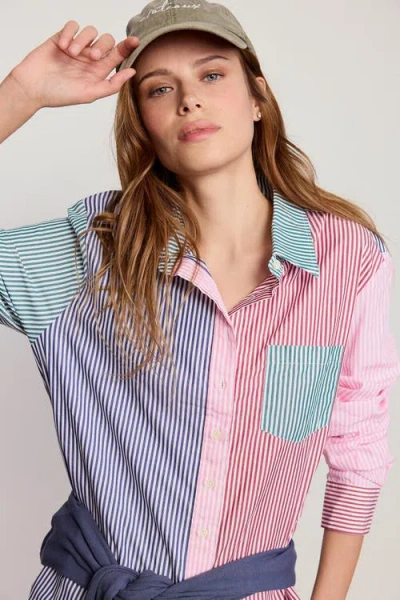 The Shirt By Rochelle Behrens The Boyfriend Shirt Multi
