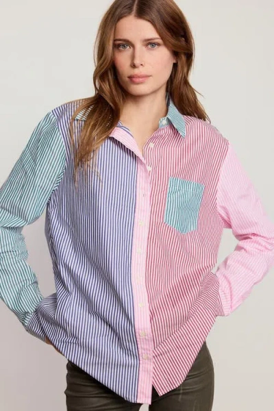 The Shirt By Rochelle Behrens The Boyfriend Shirt Multi