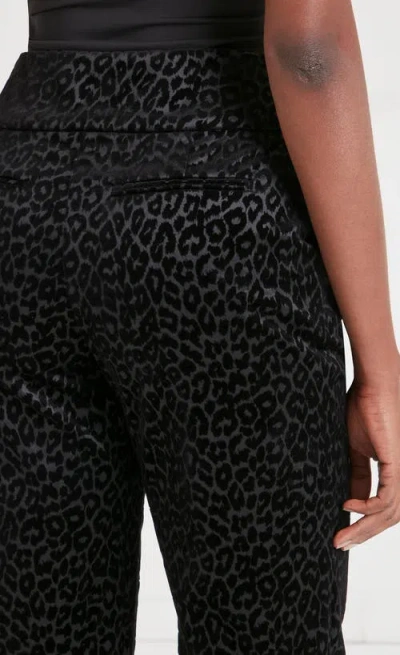 Temperley London Lynx Velvet Tapered Trouser In Multi