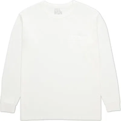 Fortela Japtl Tubular Long Sleeve T-shirt In White