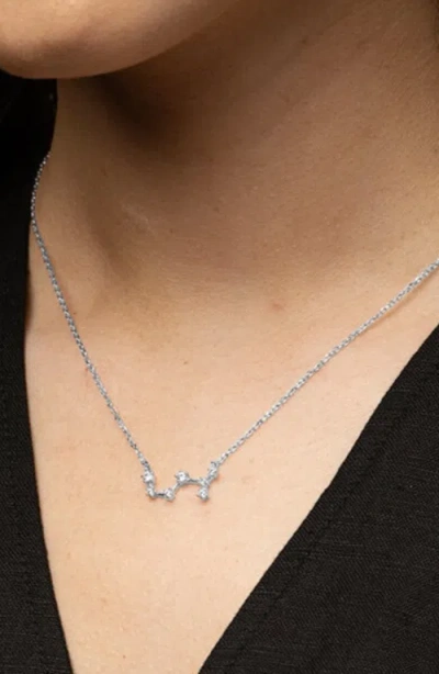 Bearfruit Jewelry 14k Gold Constellation Zodiac Necklace, 12 Zodiac Constellation Holiday Gift Idea In Silver