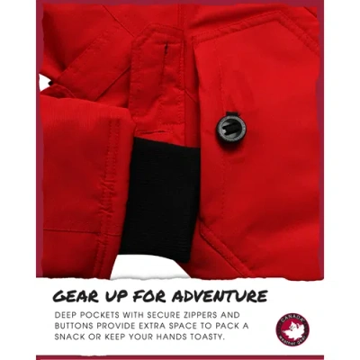 Canada Weather Gear Long Winter Jacket In White