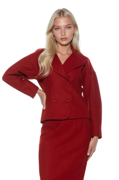Alexia Admor Soren Blazer In Red