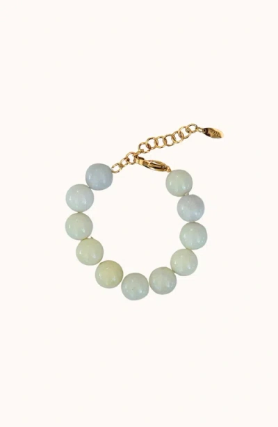 Joiana Jewelry Mello Stone Bracelet In Green