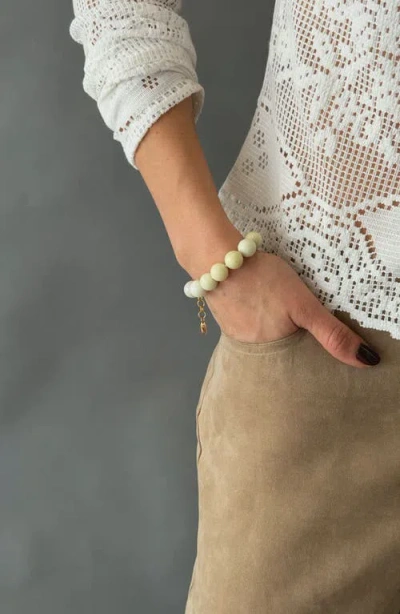 Joiana Jewelry Mello Stone Bracelet In Green