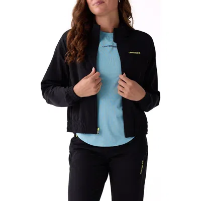 Centerline Athletics Courtside Track Jacket In Black