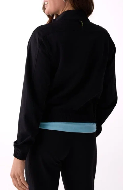 Centerline Athletics Courtside Track Jacket In Black