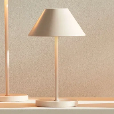 Napa Home & Garden 10" Alluna Cordless Lamp Parent In White