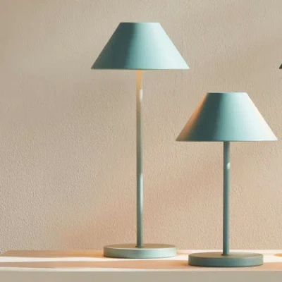 Napa Home & Garden 10" Alluna Cordless Lamp Parent In Blue