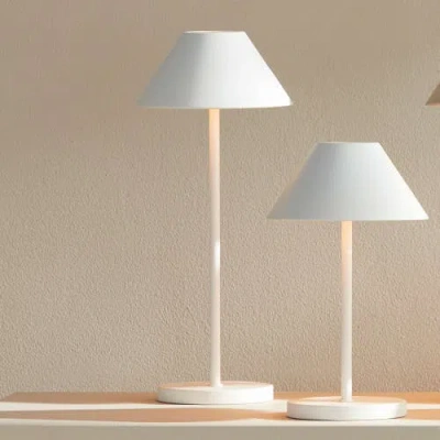 Napa Home & Garden 10" Alluna Cordless Lamp Parent In White