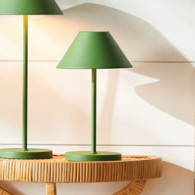 Napa Home & Garden 10" Alluna Cordless Lamp Parent In Green