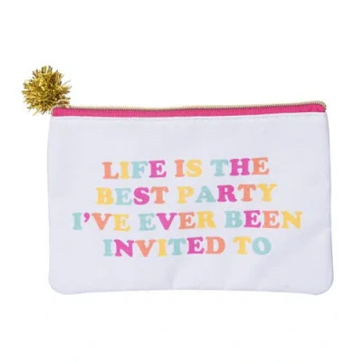 Totalee Gift Life Is The Best Party Bag Cotton White In White