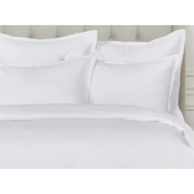 Elisabeth York Edin Dove 100% Cotton Standard Sham 20" X 26" In White