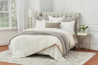 Elisabeth York Pernille Ivory King Duvet Cover In White