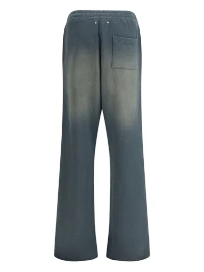 Golden Goose Trousers Featuring Elastic Waistband And Pockets In Blue