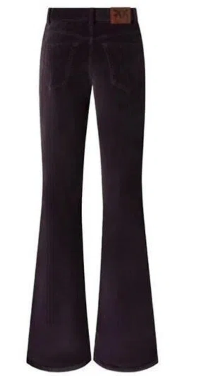 Pinko Trousers Blacks And Greys In Purple