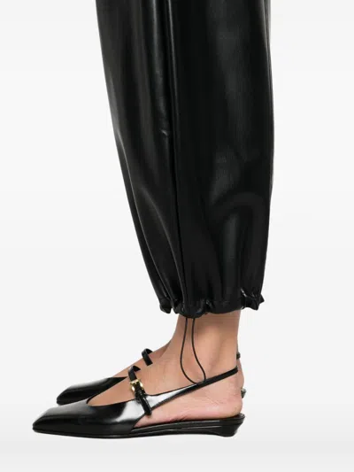 Pinko Trousers Blacks And Greys In Black