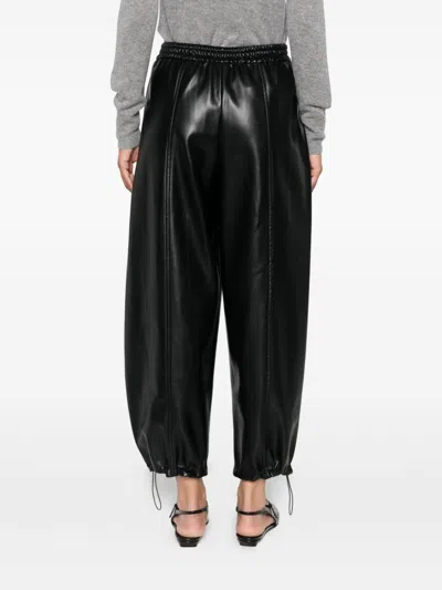 Pinko Trousers Blacks And Greys In Black