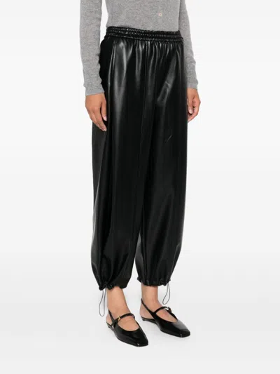 Pinko Trousers Blacks And Greys In Black