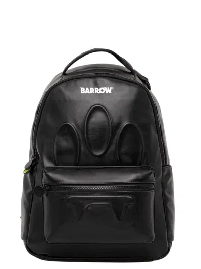 Barrow's Black Logo Backpack In Black