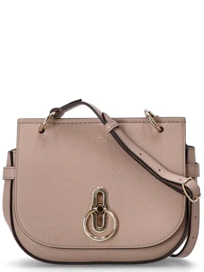 Mulberry Women Taupe Amberley Small Crossbody Bag, Onesize Luxury Crossbody Bags For Women Darveys In Brown