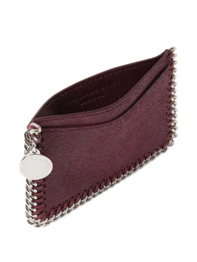 Stella Mccartney Wallets Plum In Burgundy