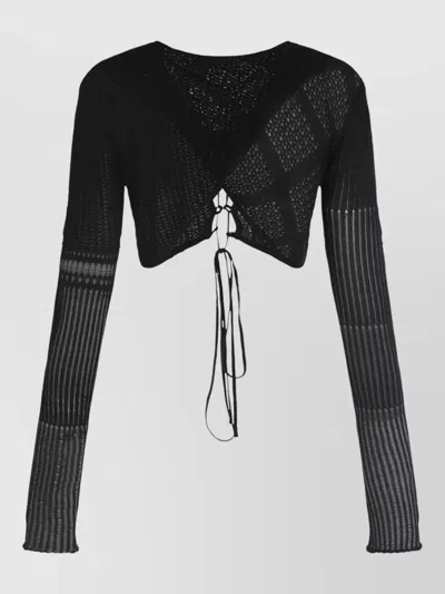 Roberta Einer Loona Long Sleeve Crop Top