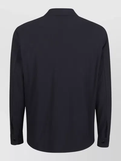 P.m.d.s Zip Jacket With Long Sleeves And Chest Pockets In Black