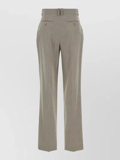 The Row Tailored Trousers With Pleats And Pockets In Gray