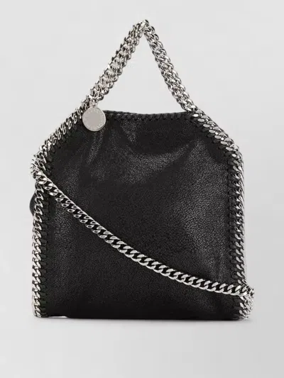 Stella Mccartney Tiny Eco Shaggy Cross-body Bag In Black