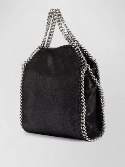 Stella Mccartney Tiny Eco Shaggy Cross-body Bag In Black