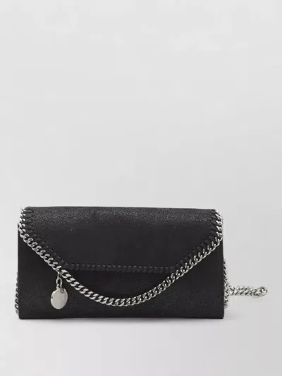 Stella Mccartney Falabella Continental Wallet Accessories In Black
