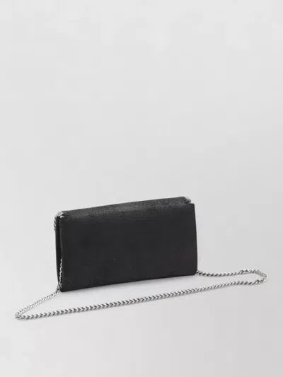 Stella Mccartney Falabella Continental Wallet Accessories In Black