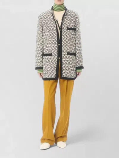 Valentino Garavani Cotton T-shirt With Made In Print Clothing In Neutral