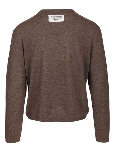 Acne Studios Men Cashmere Sweater In Brown