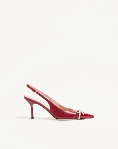 Valentino Garavani Bepointy Pointed Toe Slingback Pump In Red