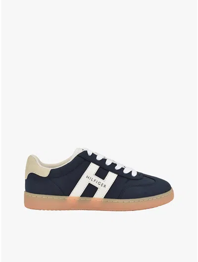 Tommy Hilfiger Hilfiger Logo Skater Sneaker In Blue