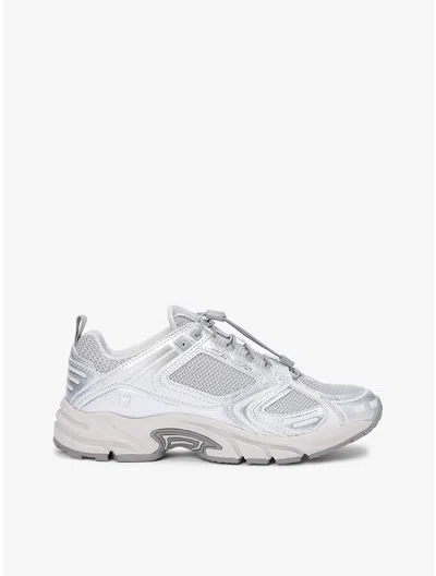 Tommy Hilfiger Tommy Jeans Archive Metallic Sneaker In Silver