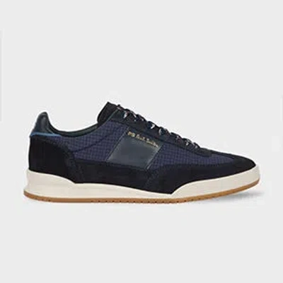 Ps By Paul Smith Navy Blue 'dover' Trainers In Blue